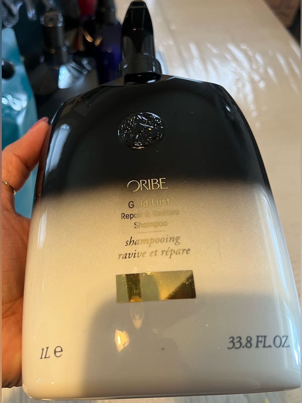 Oribe Gold Lust Repair & Restore Shampoo — 1000ml /33.8 fl oz New!